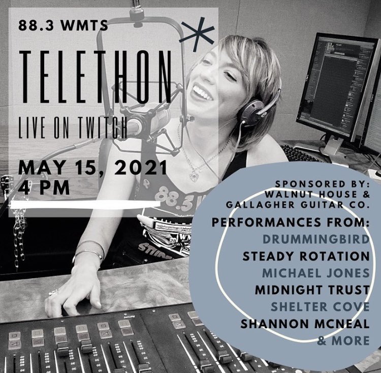 Stay tuned because TOMORROW on twitch we’re going to be apart of MTSU WMTS’ Telethon!