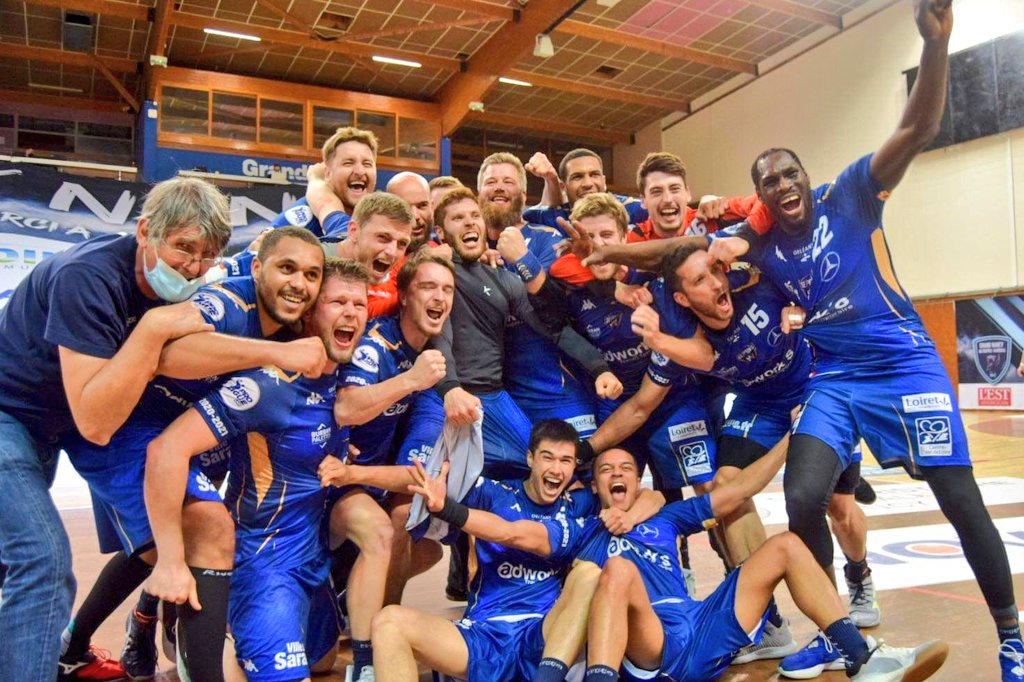 C_Chaillou's tweet photo. Toutes mes félicitations au @Saran_Loiret_HB qui acte ce soir sa remontée en @LidlStarligue ! C'est une belle récompense pour tout un groupe et tout un club. Bravo aux #Septors qui font la fierté de notre Métropole et de ses communes. https://t.co/FnRTozZdsU