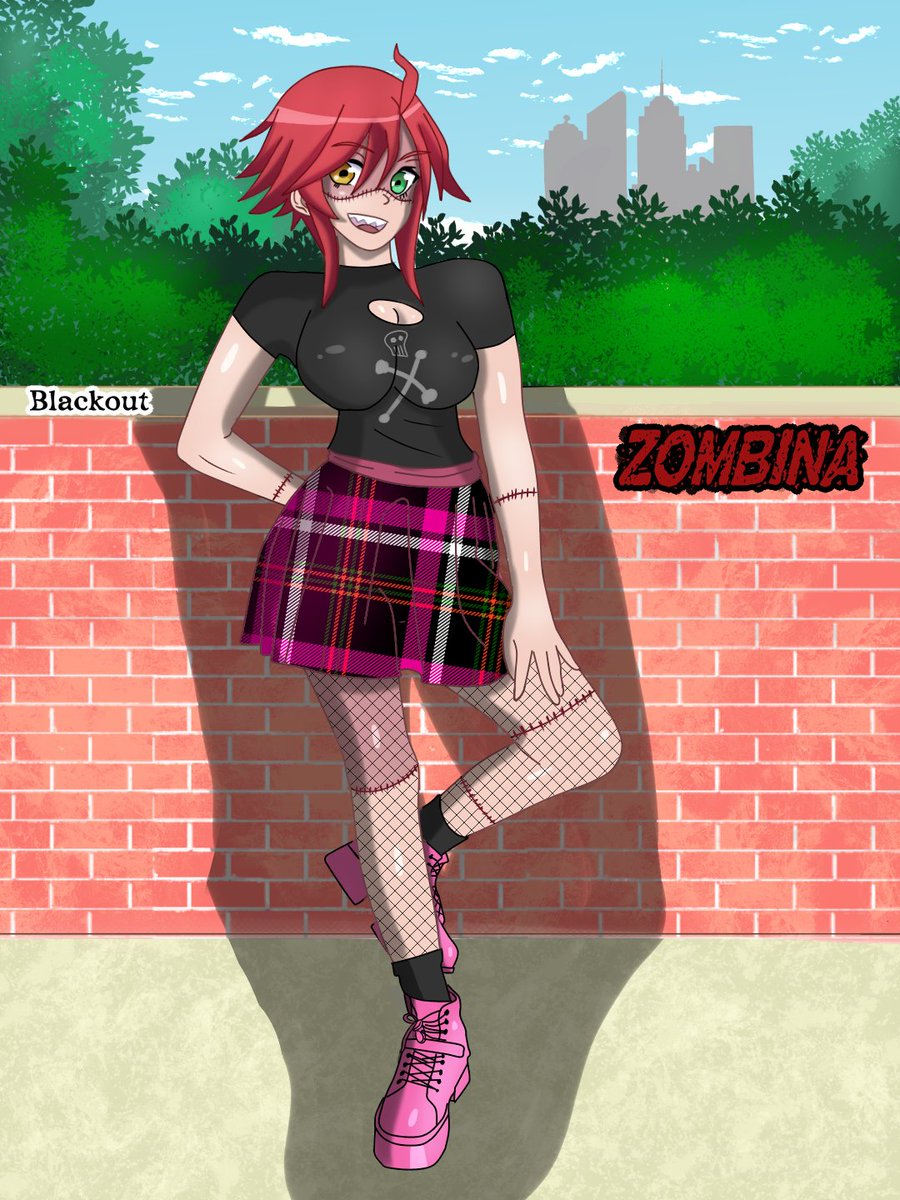 Dark Genesis 暗い Thought I D Do Some New Art Of Everyone S Favorite Undead Tomboy Zombina This Time In New Street Attire モンスター娘の いる日常 Monstermusume Anime Fanart ゾンビーナ Zombina Okayado T Co Wtn0buctr4