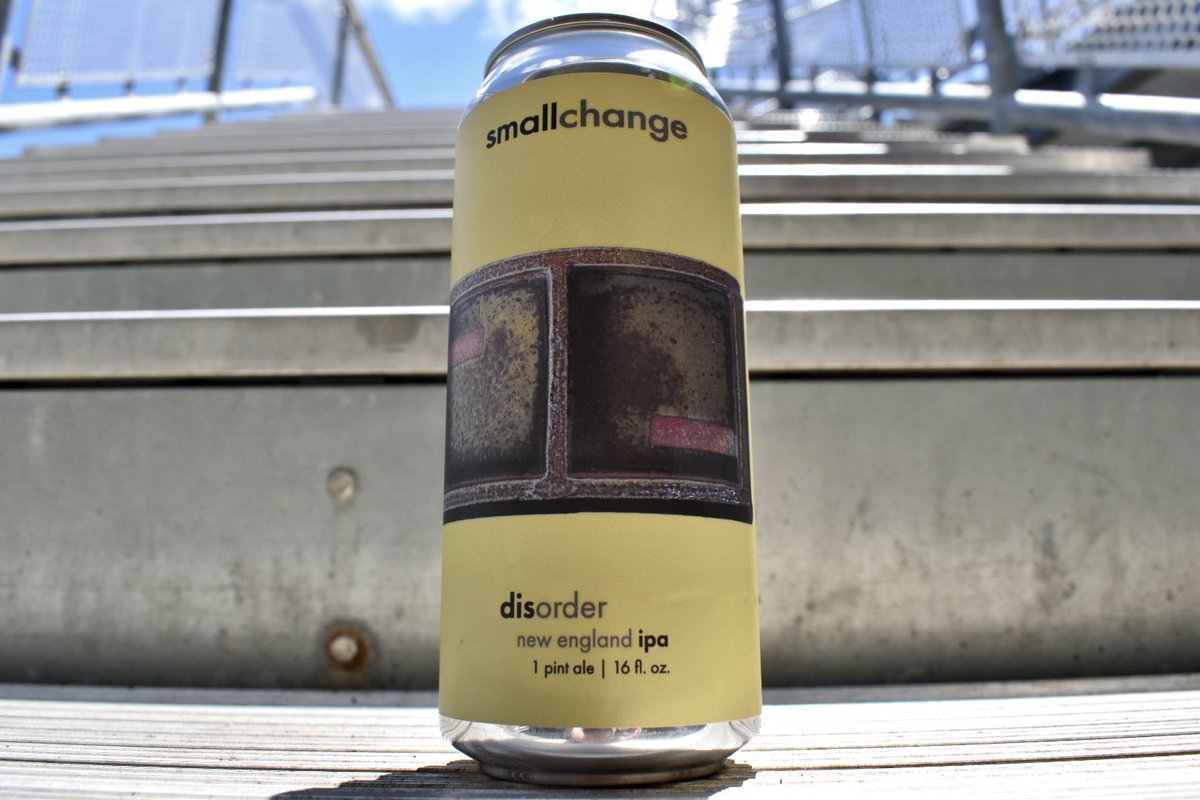 SmallChangeBeer's tweet image. To celebrate our 3rd anniversary next week, we have a new beer heading out to stores this Monday! ‘Disorder' is a 7.5% NEIPA hopped with Mosaic, Cascade and Strata. It's a limited release, so grab some while you can.
#neipa #craftbeer #craftcans #somervillema