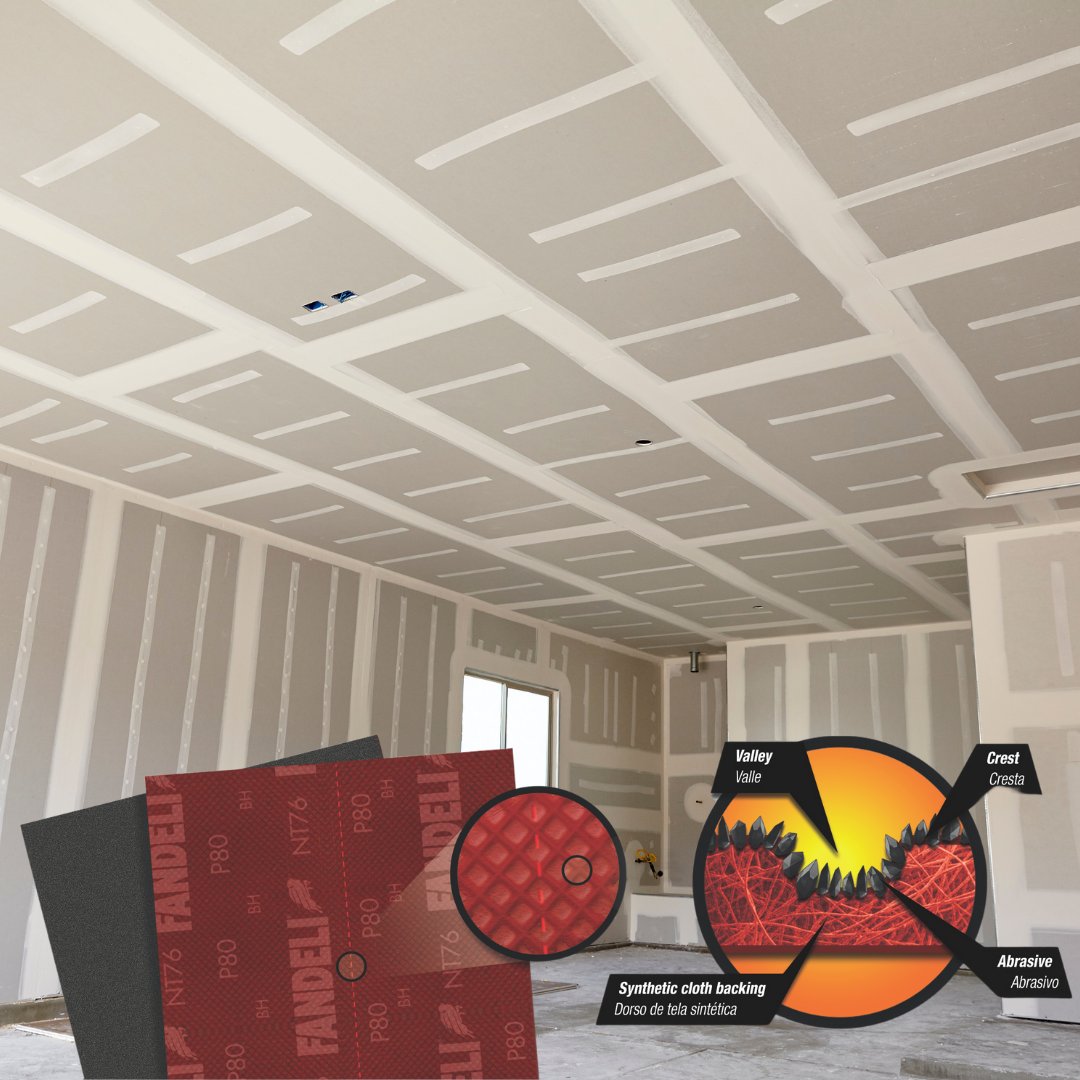 Instatoolstore's tweet image. Sanding Drywall? Want to work faster and easier? Try our NT76 sandpaper and you will never go back to your old sandpaper! Offered in 9&quot;x11&quot;, 5&quot;, 6&quot; and 9&quot;.

#instatool #houston #htx #1hour #fast #work #bettertools #tooldelivery #drill #drywall #sanding #protools #constuctiontools