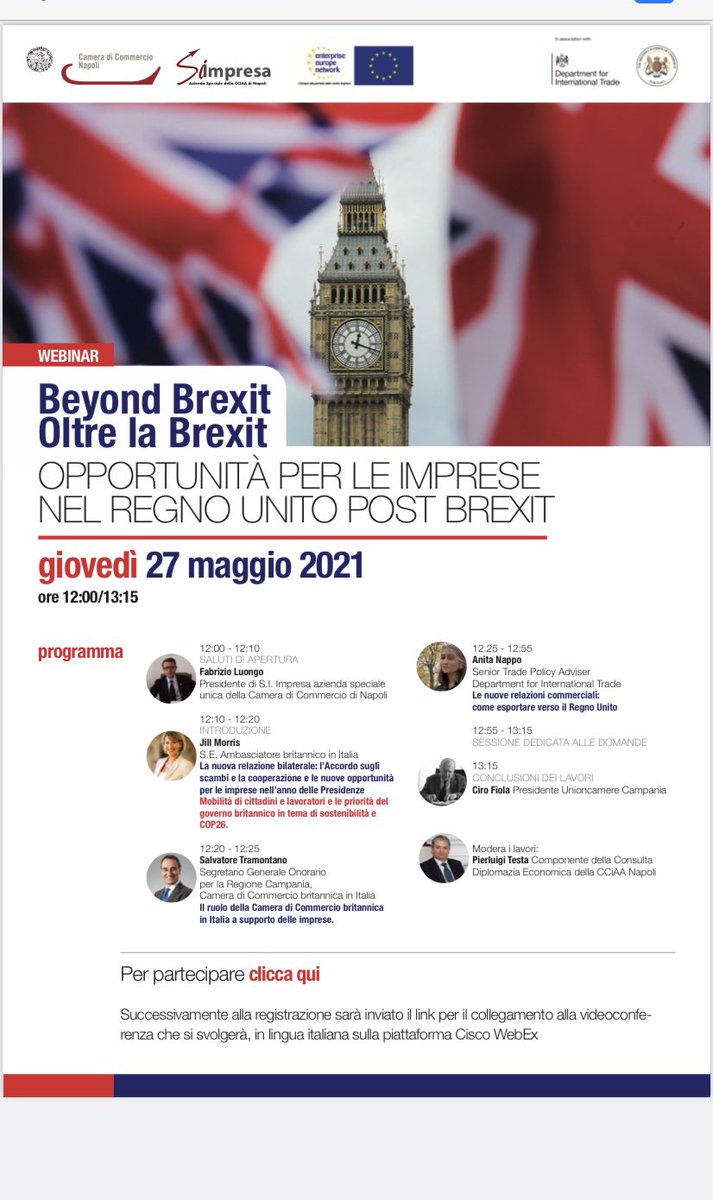 FabrizioLuongo1's tweet photo. Un confronto con S.E, Jill Morris Ambasciatrice di Gran Bretagna per parlare delle opportunità per le nostre imprese nel dopo Brexit https://t.co/wqdR4tnQeM