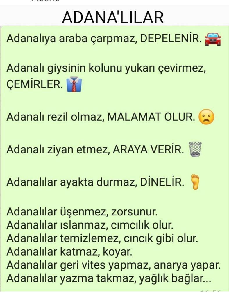BİRAZ DA ADANACA
