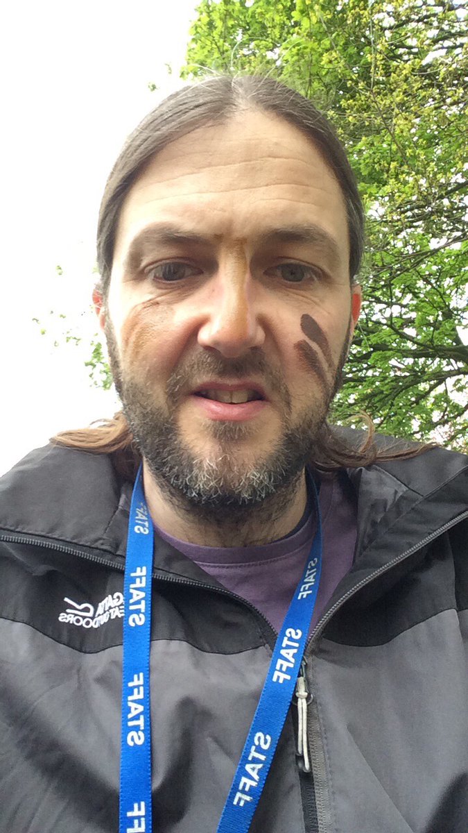 AHSLukeGrif's tweet photo. War paint is mandatory for a little class on class laser tag right? https://t.co/NIjgVRItPa
