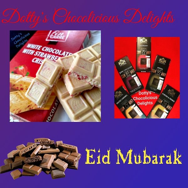 DottysChocolici's tweet photo. To all our Muslim brothers and sisters, Happy Eid Mubarak https://t.co/4sUwCSm5PZ