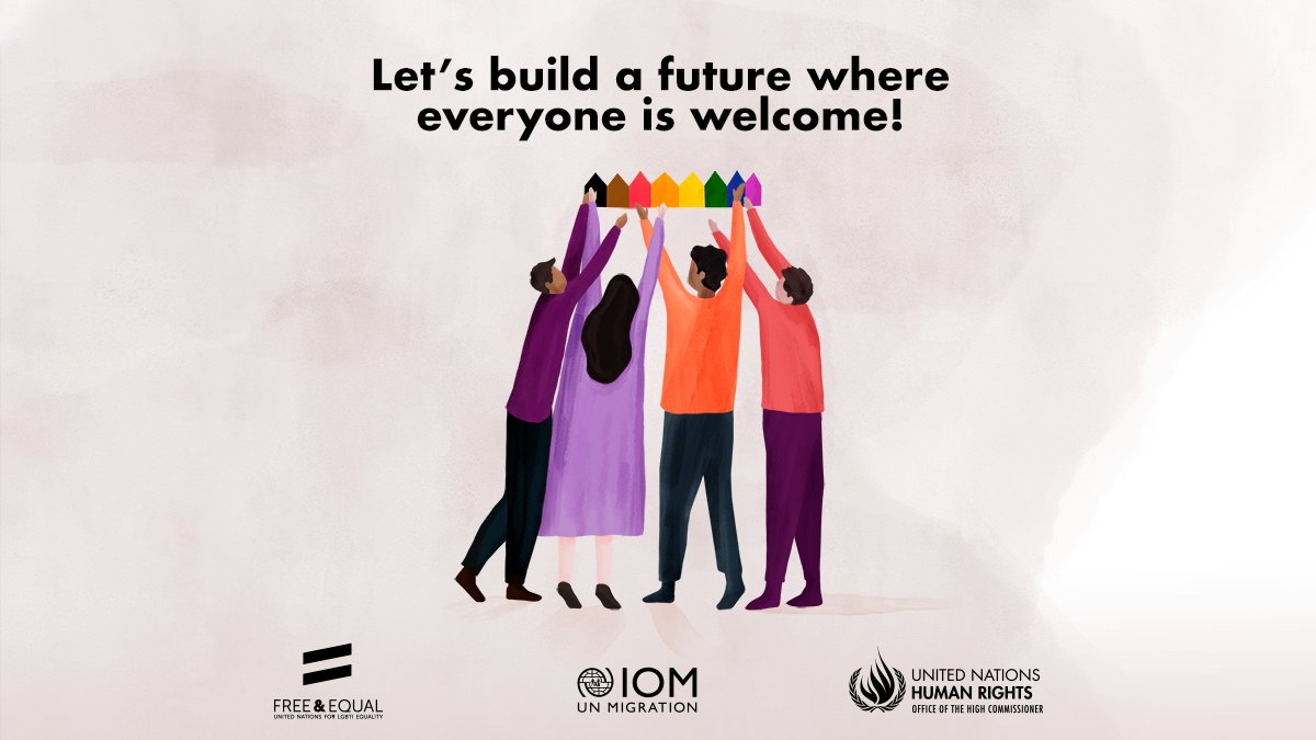 UN's tweet photo. For many #LGBTIQ+ people, leaving their hometown is the only way to truly be themselves. 

On the Int'l Day against Homophobia, Transphobia &amp; Biphobia, see how YOU can help create a future where everyone belongs – no matter whom they love: https://t.co/NW5RtntOpL #IDAHOBIT https://t.co/gP0JlBGejQ