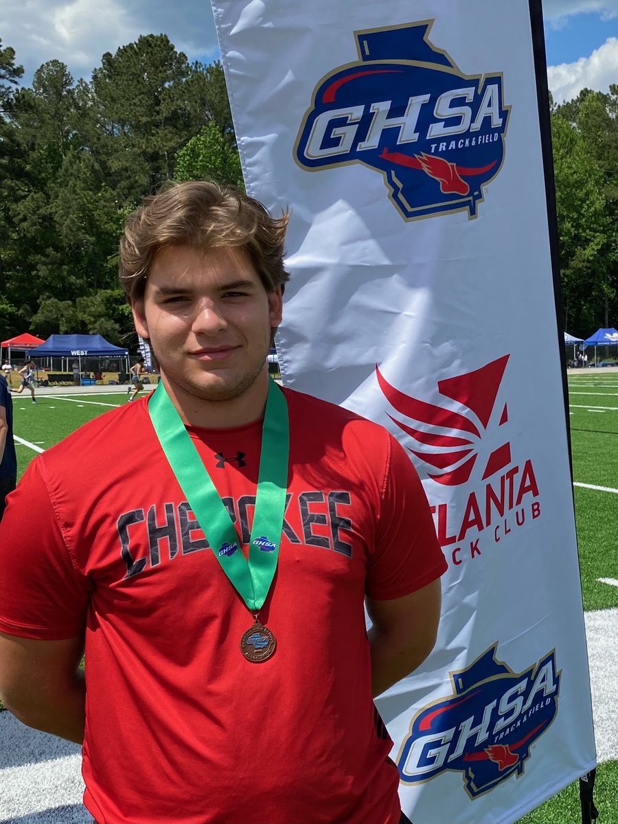 Warrior Nation!! Congratulations Jacob Rasmussen 7th in discus 7A State Track &amp; Field Championship!! <a href="/CherokeeAD/">Cherokee AD</a> <a href="/WarriorsCHS/">CHS Warrior Football</a>