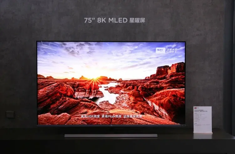 8kSHV's tweet photo. TCL introduces its new #MiniLED "Star Obsidian Screen", which might feature in next-gen 75-inch 8K TVs. The company asserts that it will benefit from proprietary glass-based active backlight tech on its eventual launch. https://t.co/OEUfFmpaKZ #MLED https://t.co/uk8NJ3j00X