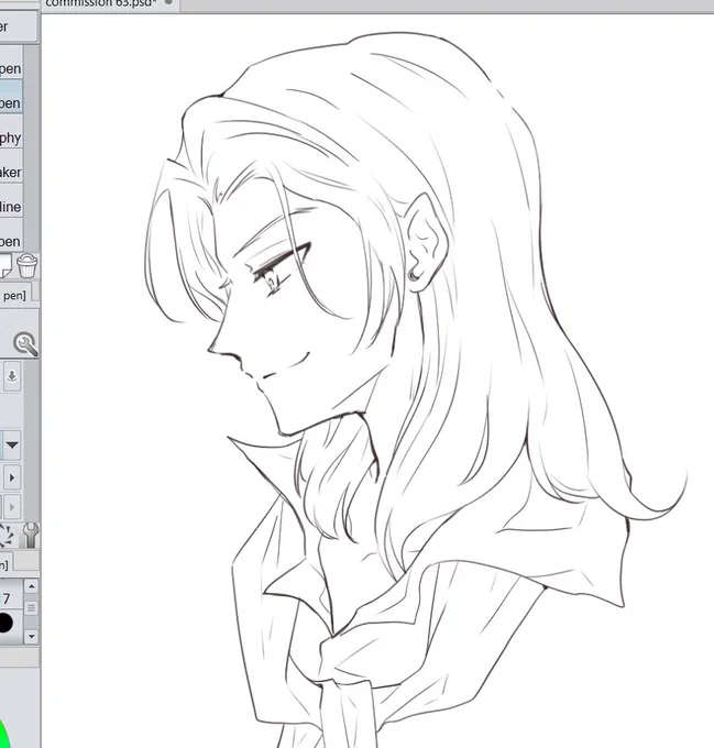 Commission in progress
✨✨✨
I cant resist when boy have a long hair and that kind of smirk 🥺🥺🥺 