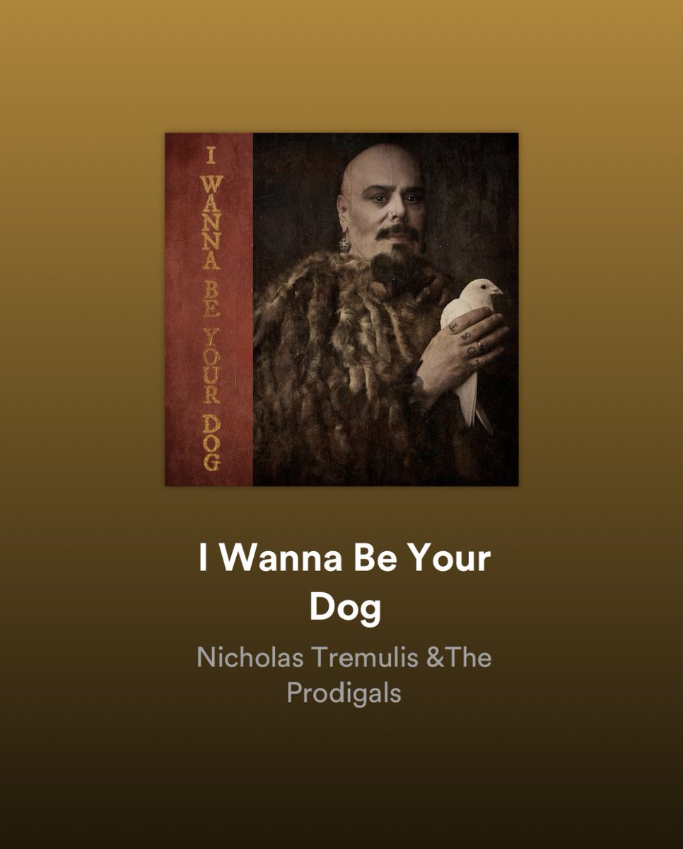New from Chicago icon @NickTremulis1 , I Wanna Be Your Dog, out everywhere now 🔥 🎧