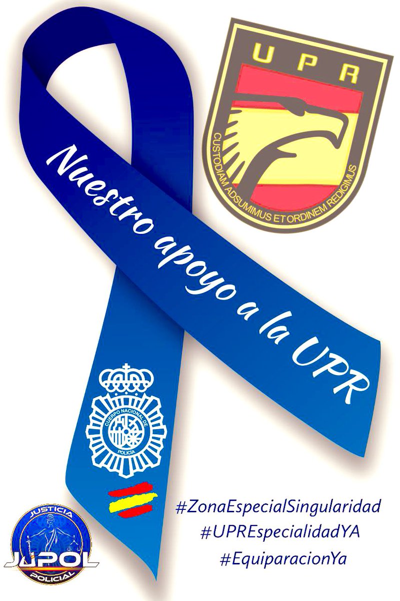 jupol_aragon's tweet photo. 🙏🏻Todo nuestro apoyo a los compañeros de @policia y @guardiacivil destinados en el #CampoDeGibraltar 

💪🏼Mucha fuerza a nuestra #UPR #PEGASOS🐎 que pronto irán a #Algeciras 🚔

✅#ZonaEspecialSingularidad 👮🏻��♀️👮🏻‍♂️

#UPREspecialidadYA 
#EquiparacionYa 
#EnEstaFamiliaNadieLuchaSolo https://t.co/vs3Vt9OMkC