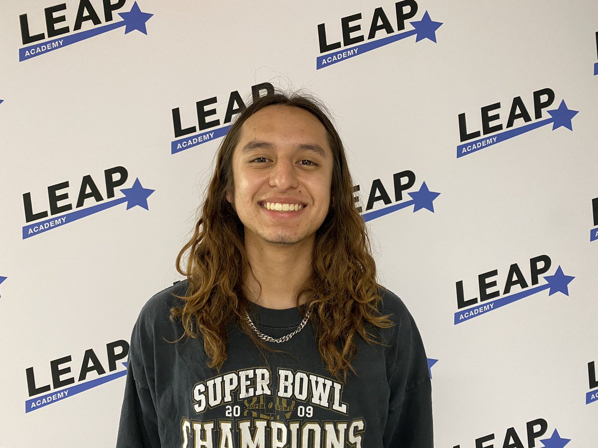 LEAP_Academy's tweet photo. Graduate #2 for today!!! His smile says it ALL, congratulations Gabriel. #MISDproud https://t.co/LzOcqvlgqG