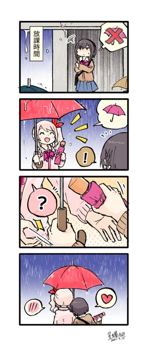 傘のサイズ修正する。 
