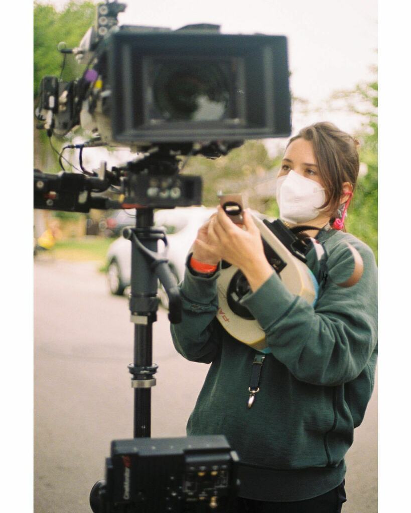 hawk8y8's tweet image. Prepping for a steadicam shot on the set of @thebasicsoflovefilm @bellafinn 
.
.
.
#1stac #1stassistantcamera #firstassistantcamera #2ndac #2ndassistantcamera #secondassistantcamera #focuspuller #filmloader #panavision #35mm #steadicam #mediumformat #med… instagr.am/p/CO3jPGBBOqi/