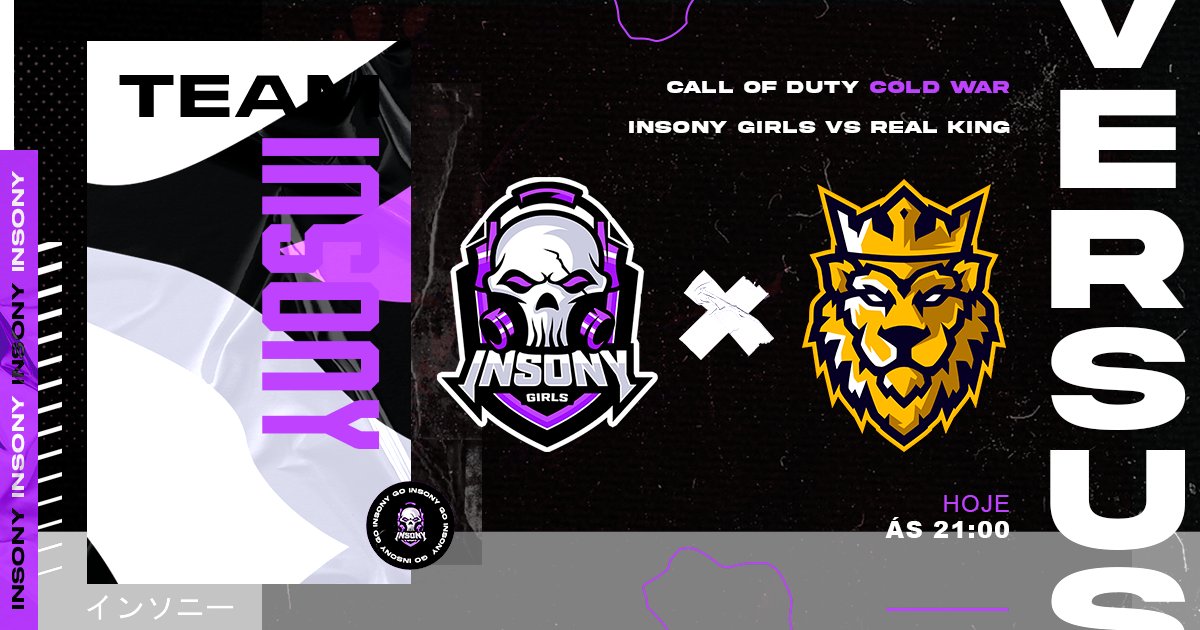 [#CODCW] 

Dia de jogão hein? 
Hoje, nossas Insanas disputam com as leoas da <a href="/RealKingsorg/">Real Kings</a> o 3° lugar no campeonato da <a href="/febrage/">febrage | 🎮</a> 
GL iNsanas! 

<a href="/lefushimi/">gravity</a> 
<a href="/dmyt_beatriz/">Beatriz_DMYT</a> 
<a href="/Isaa_Fly7/">Fly</a> 
@Caos_Gabriela 

#GOiNs 💀💜