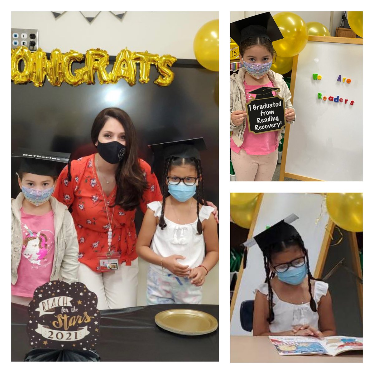 Great day celebrating student achievement in my reading room! @Lesley_CRRLC #AcceleratedProgress #Balance #WeAreReaders #ReadingRecovery