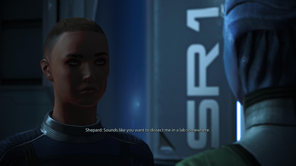 BS_artsss's tweet image. I've missed nerdy awkward Liara so much😂