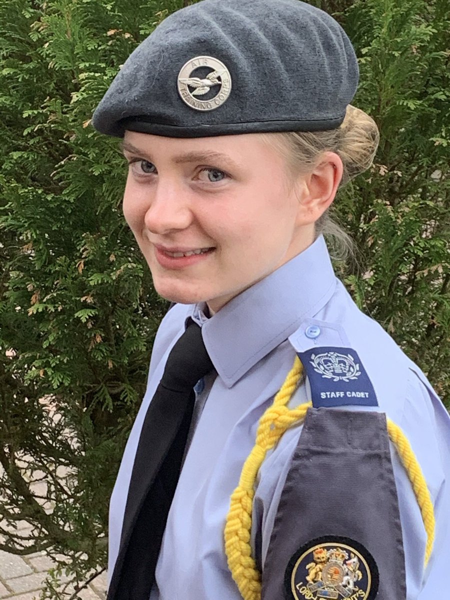 Congratulations to our newly appointed Cadet Warrant Officer, Lauren McIntosh. Following her successful interview with the Wing Commander, CWO McIntosh was promoted to the highest rank that can be attained by a cadet. Well done CWO McIntosh.
<a href="/aircadets/">RAF Air Cadets</a> 
@arc_sni 
<a href="/ComdtAC/">Commandant RAF Air Cadets</a>