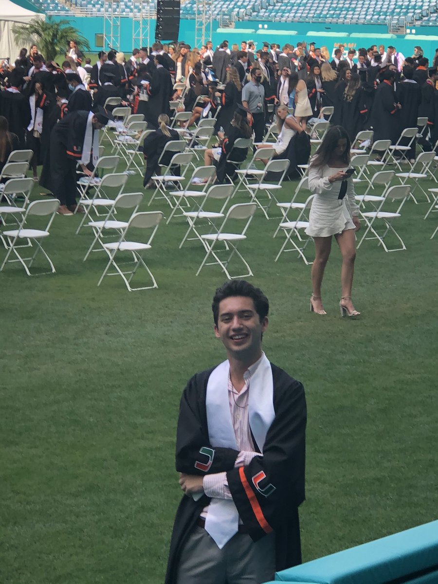 UKKitty84's tweet photo. Congratulations John Aitken!  #CaneGrad https://t.co/w5QZ9K8JA8