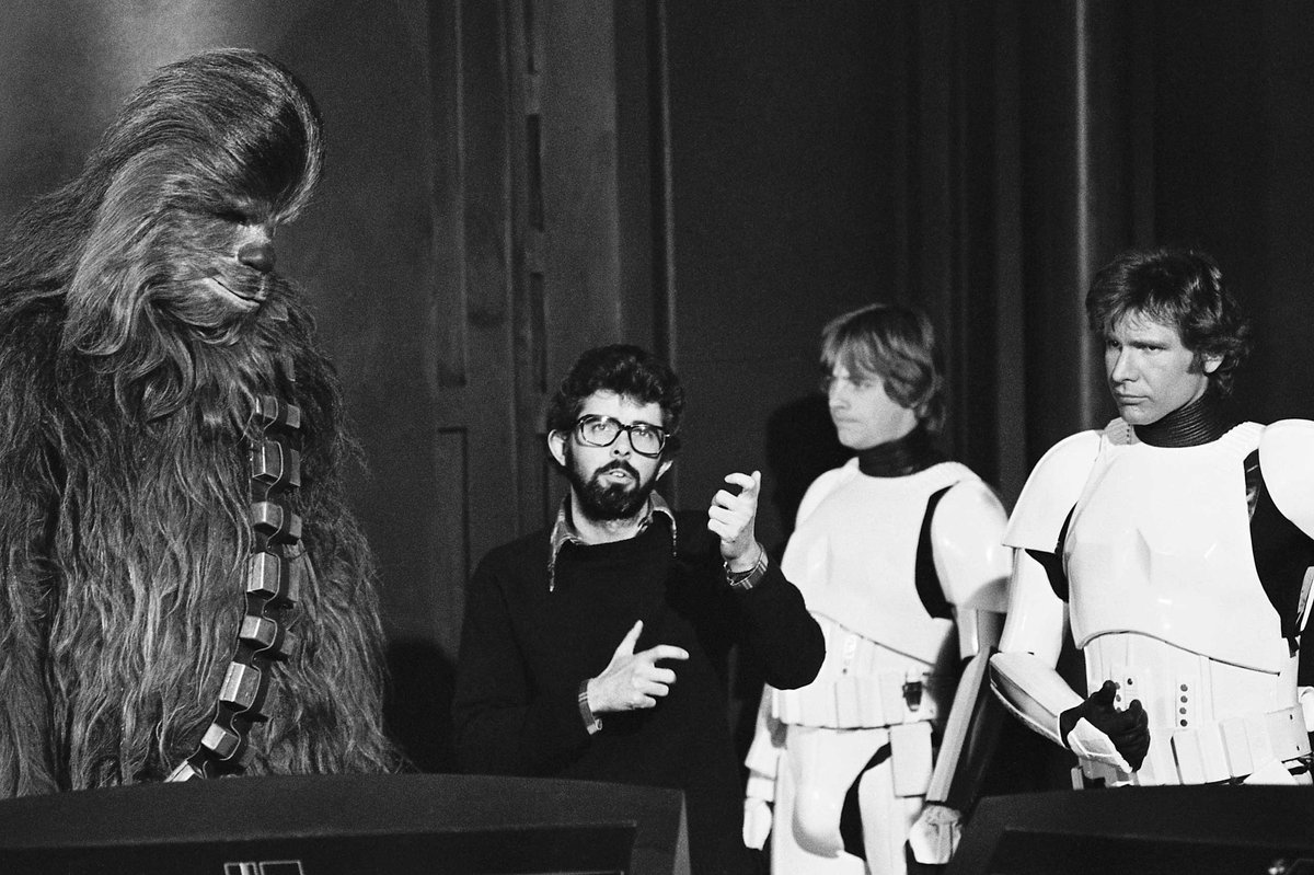 weeklycut's tweet image. Happy 77th birthday to the father of #StarWars himself #GeorgeLucas 🎉