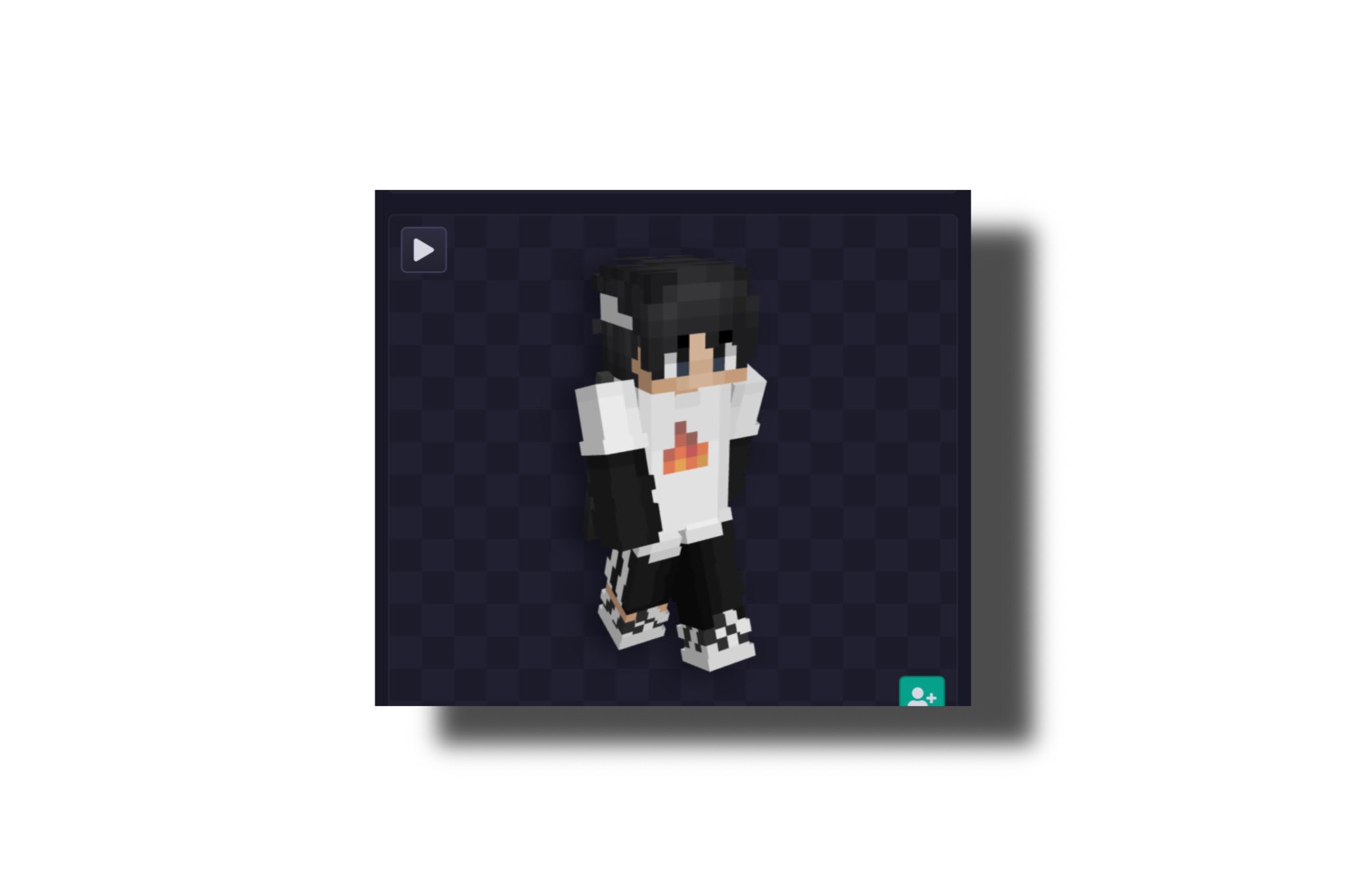 found out that sapnap was rebranding and why not make a skin for it :D too  lazy to paste the link of both of 'em, dw you you can download it on