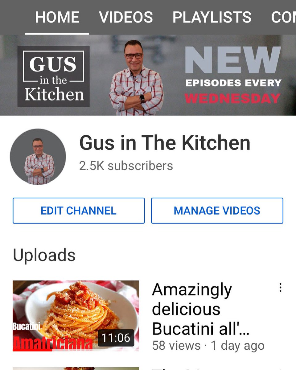 GusGonzalez1's tweet photo. 2,500 subscribers today!!! https://t.co/RHwNCzTcag