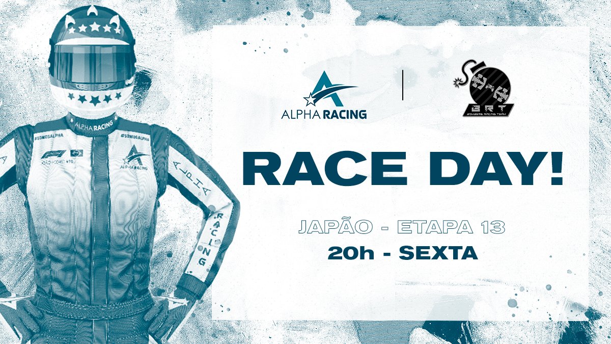 ALPHA_eSportsBR's tweet photo. Hoje é dia de BRT League! 

Nossos pilotos Phas (@_phas_) AzzyT (@ALPHA_AzzyT) André (@AndreJR_06) e Nicolas (@doritigerhd_) irão correr hoje às 20:00! Vamos acompanhar e torcer pela nossa equipe!

Transmissão:https://t.co/uJVJdaSwOv

#SomosALPHA https://t.co/zYXv9K9FQI