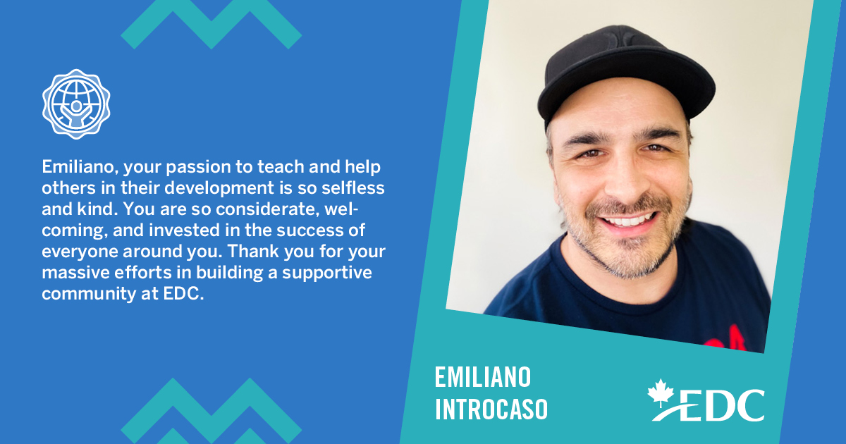 introcaso's tweet photo. What a week! We had our @ExportDevCanada employee virtual conference that provided us with interesting sessions, updates and most importantly, with connection with our peers. AND... got recognized! 😜 👇🏻
To all EDCers, YOUR work, makes my work easier. #LifeAtEDC @EDCMoments https://t.co/WmySddTDrC