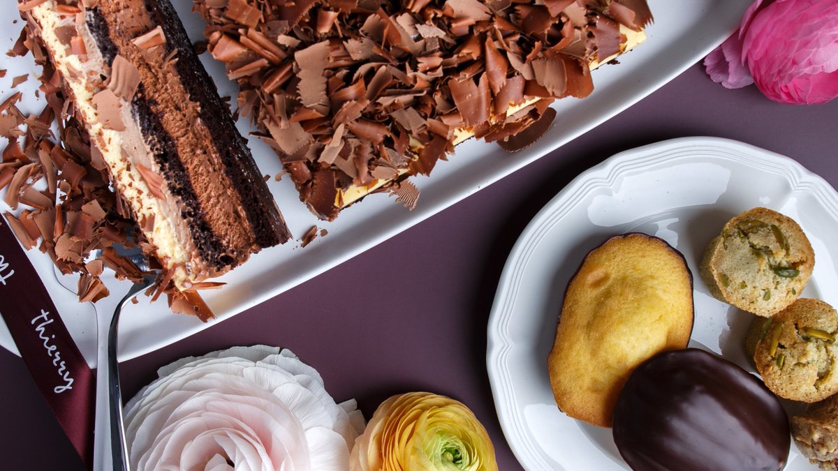 Add <a href="/thierrychocolat/">Thierry Chocolates</a>'s Chocolate-Dipped Madeleines, Pistachio Financiers or Chocolate Trio Cake to your next #Toptable2U order. 📷: <a href="/LeilaKwok/">Leila Kwok</a>