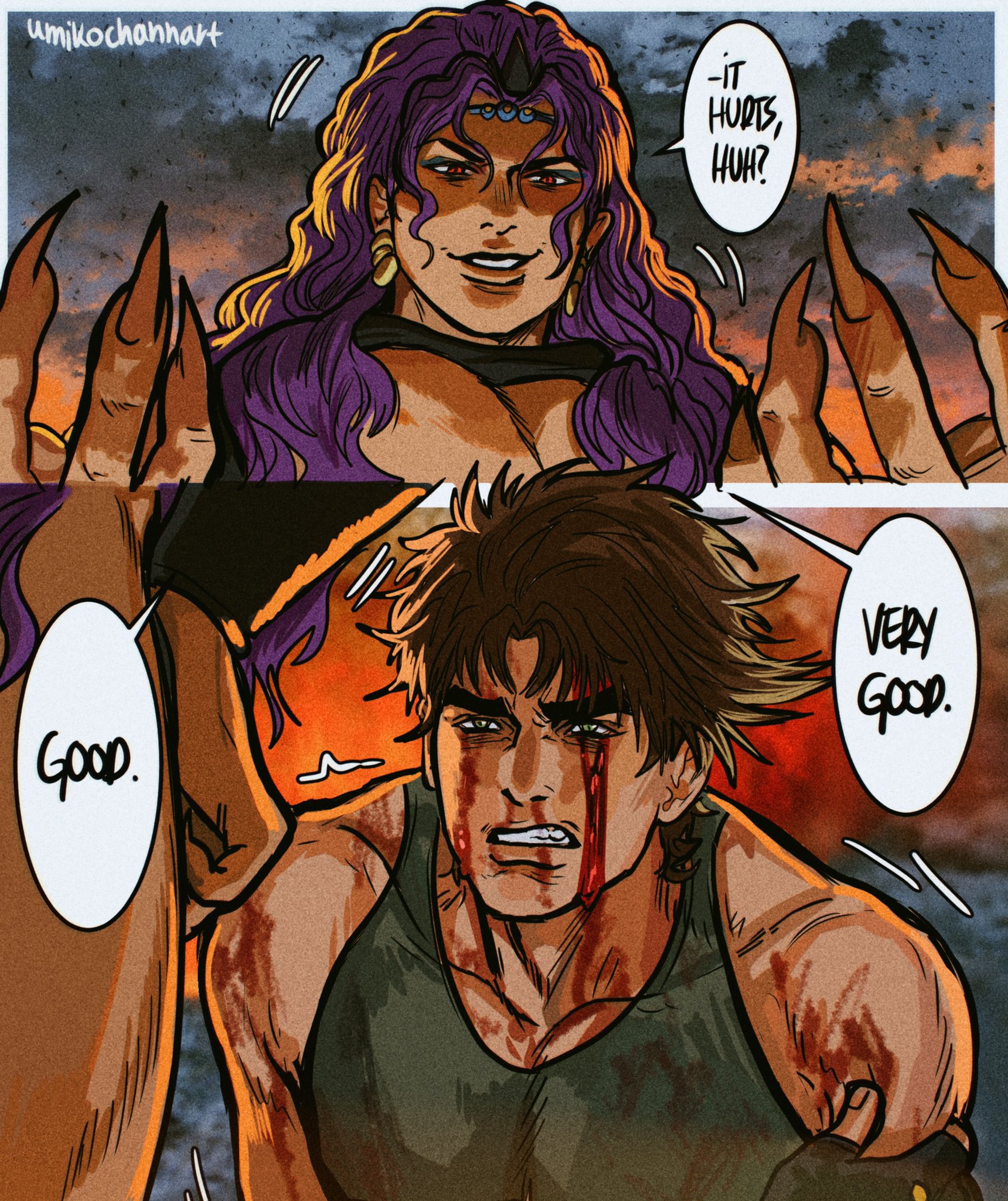 umikochannart 🌸 on Twitter "Hands down one of the best lines in JoJo 😩