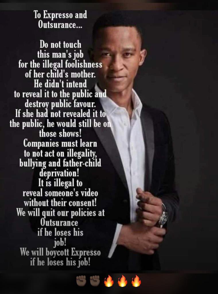 joy_zelda's tweet photo. Katlego Maboe Imagine if all of us can be recorded at an job it means we will all lose our jobs in the world
#OutSuranceMustFall
#ExpressoShowMustFall
#SAFTAsMustFall https://t.co/xgzzoOL1QQ