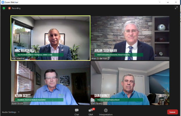 During a special edition of <a href="/USSEC/">USSEC</a>’s U.S. Soy World Agricultural Supply and Demand Estimates (WASDE) Update last week, ASA President Kevin Scott (SD) gave his perspective on planting west of the Mississippi. Read more: ow.ly/7ON850EN27q #USSOY #AgEcon #SoyLeaders