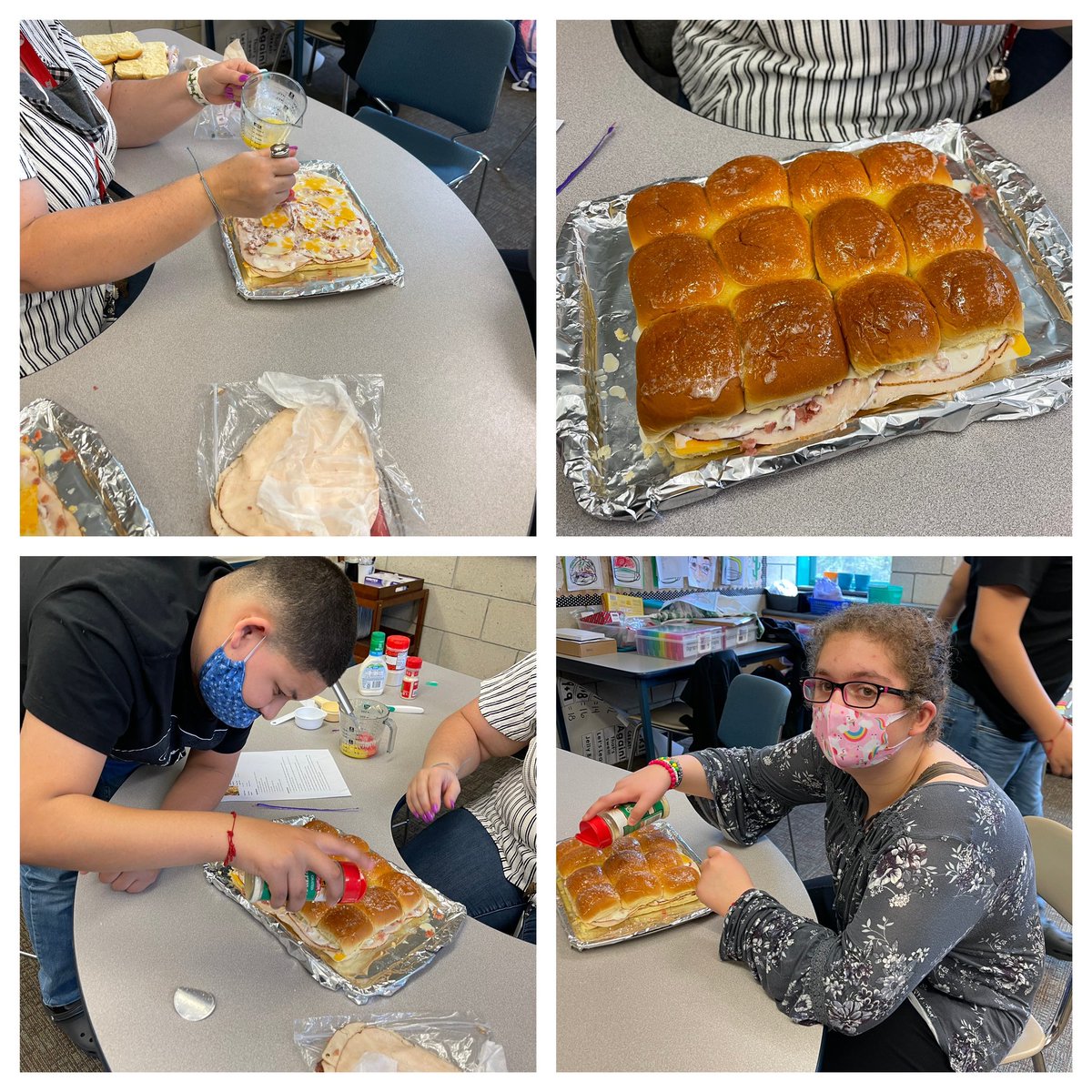 MsKWininger's tweet photo. Itβs a Chicken Bacon Ranch Pull Apart Rolls kinda Friday! #FunInFunctional #LifeSkills #CookingSkills #ironchef #chickenbaconranch @KATRicciardone @ChippensHillMS @BristolCTSchool https://t.co/9Q4Y6zxWK1