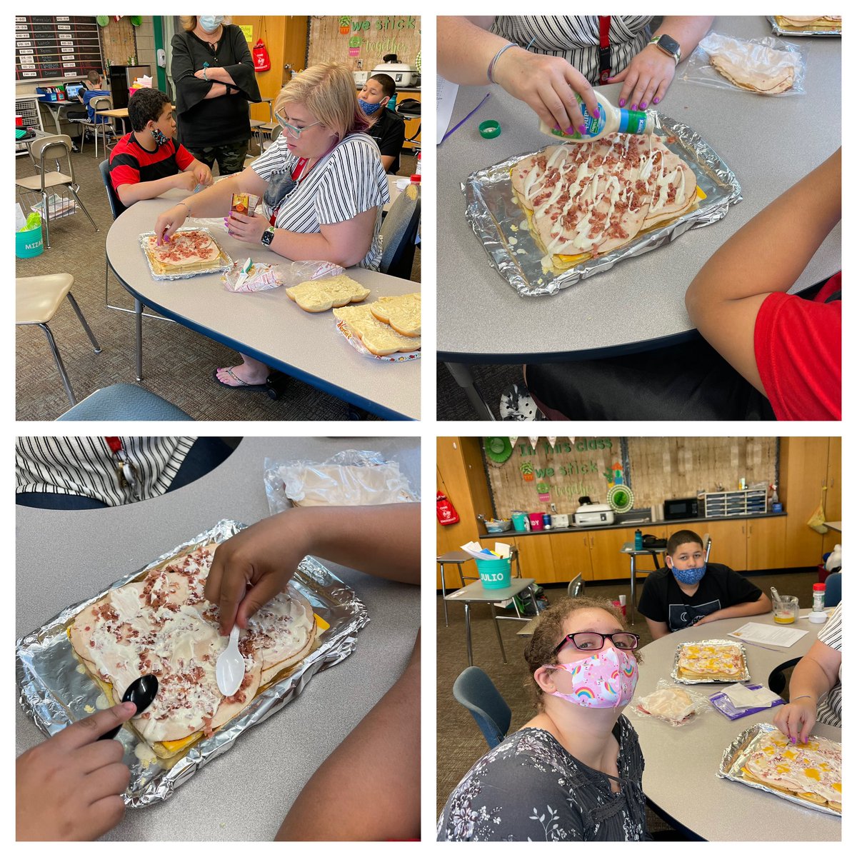 MsKWininger's tweet photo. Itβs a Chicken Bacon Ranch Pull Apart Rolls kinda Friday! #FunInFunctional #LifeSkills #CookingSkills #ironchef #chickenbaconranch @KATRicciardone @ChippensHillMS @BristolCTSchool https://t.co/9Q4Y6zxWK1