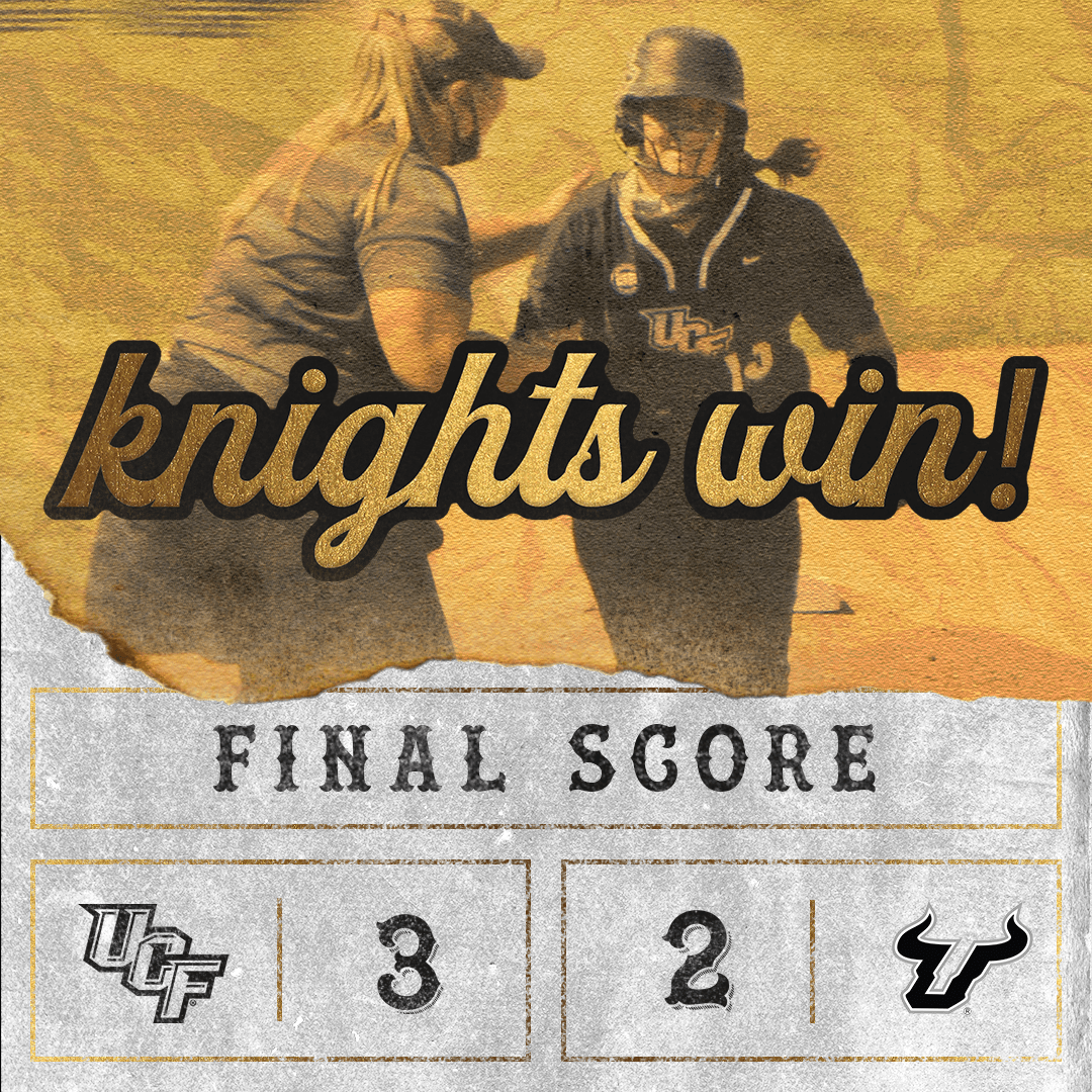 UCF_Softball's tweet photo. WE'RE GOING TO THE 'SHIP 🏆

#CHARGEON https://t.co/fc4lglxto0