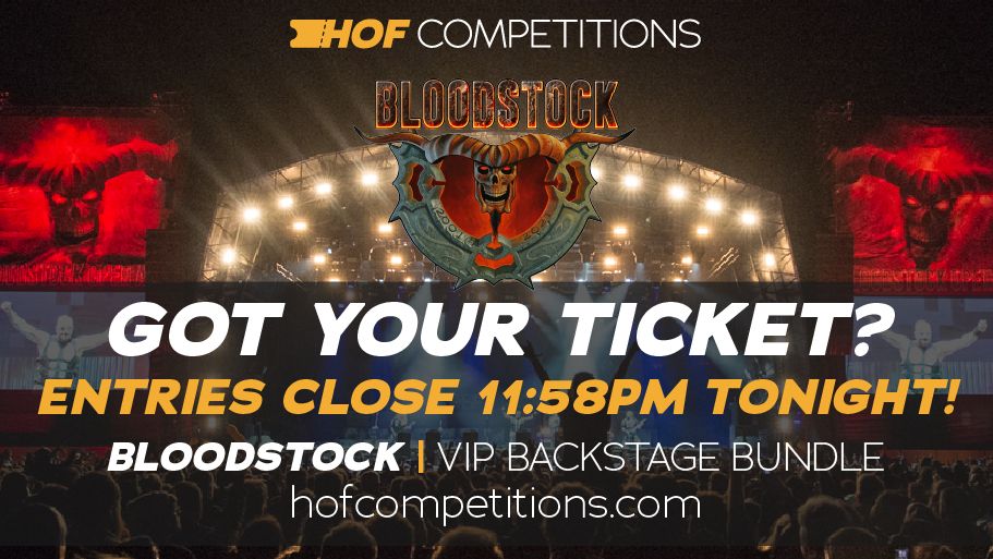 HOFComps's tweet image. One hour till entries close! - WIN A VIP EXPERIENCE MONEY CAN'T BUY AT @BLOODSTOCKFEST - Go to hofcompetitions.com!
#bloodstock #bloodstockfestival #hofcomps #competition #win #rock #metal #festival #VIP #music #livemusic #nowplaying #metalhead