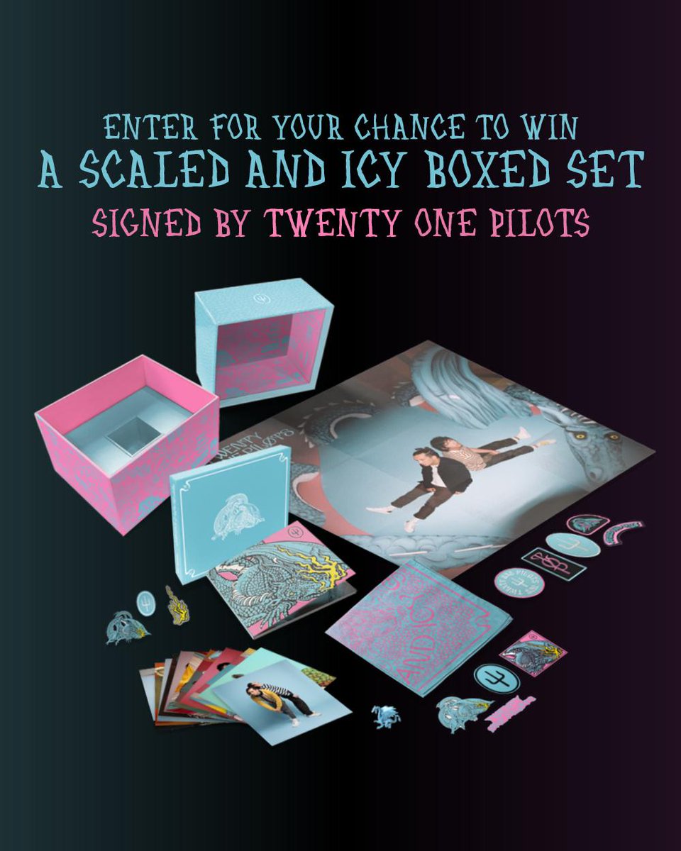 HotTopic's tweet image. Trash the Dragon is taking over Hot Topic! Starting May 21, Trash will be at select Hot Topic stores for a photo op. ➡ hottopic.me/3oiQQPY for details &amp;amp; how you can enter for your chance to win a Scaled and Icy boxed set signed by @twentyonepilots. (Band will not be present)