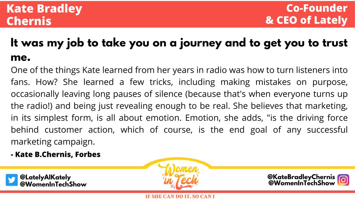 WomenInTechShow's tweet image. What are the most important lessons you&apos;ve learned in your career?
Share with us ⭐
 @LatelyAIKately 
#womenintech #womenintechshow #techladies #womenempoweringwomen #entrepreneur