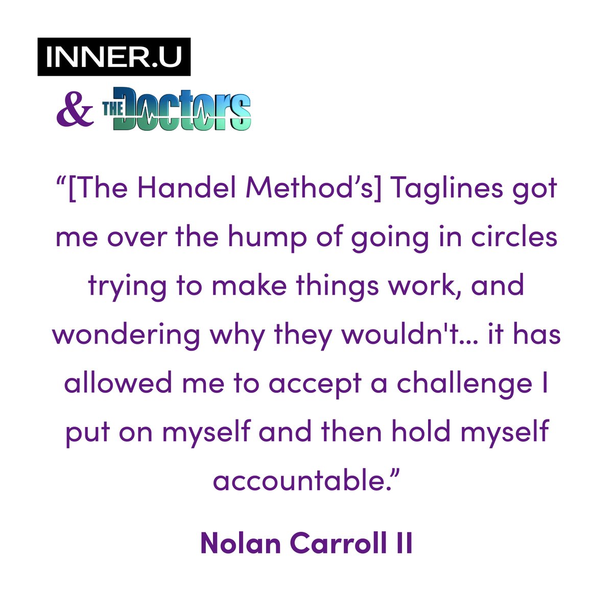 HG Co-Founder &amp; Vice Chair Beth Weissenberger is joining her client, NFL Legend, Nolan Carroll on <a href="/TheDoctors/">The Doctors</a> this Monday!

For local listings, visit thedrs.tv/watch. #TheDoctors