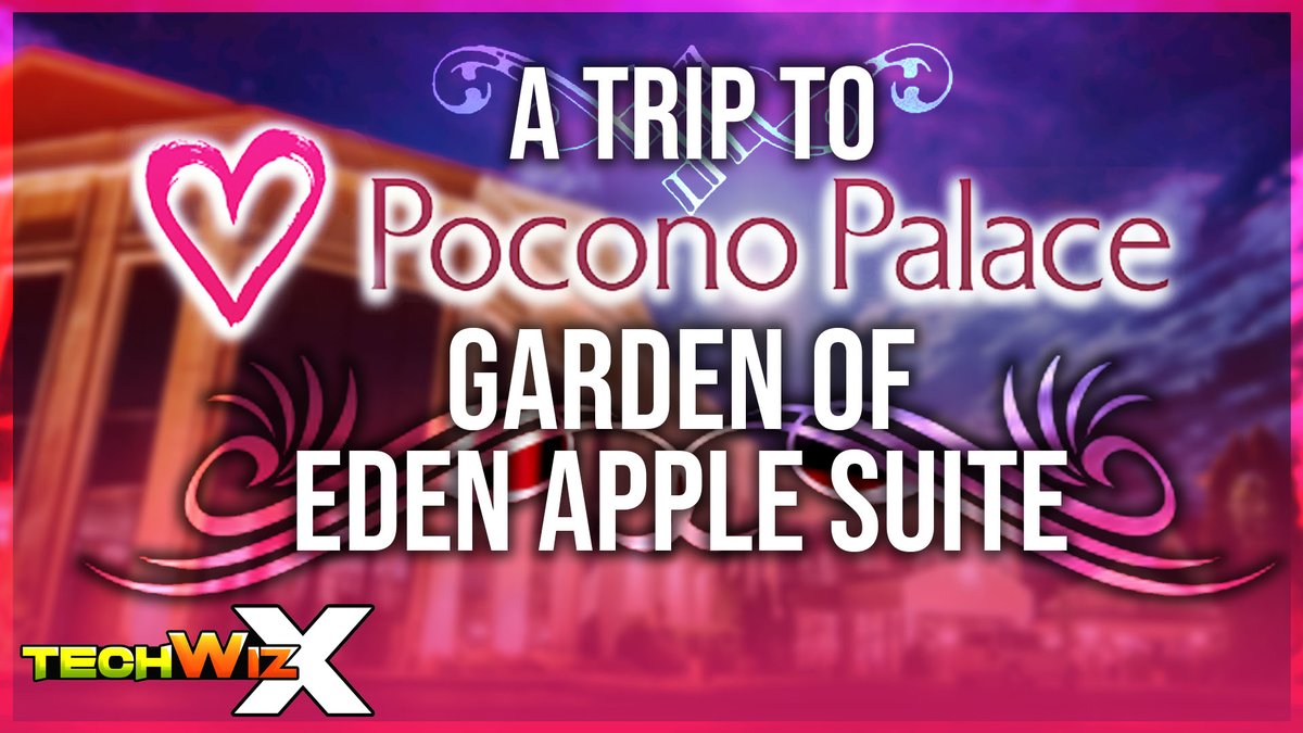 TechWizX's tweet photo. Did you know I did a #Travelvlog?
Well now you do.
Come checkout my trip to the #Poconopalace Garden Of Eden Apple Suite.
Watch: https://t.co/0Fl40svnYT https://t.co/QBCnWsz30A