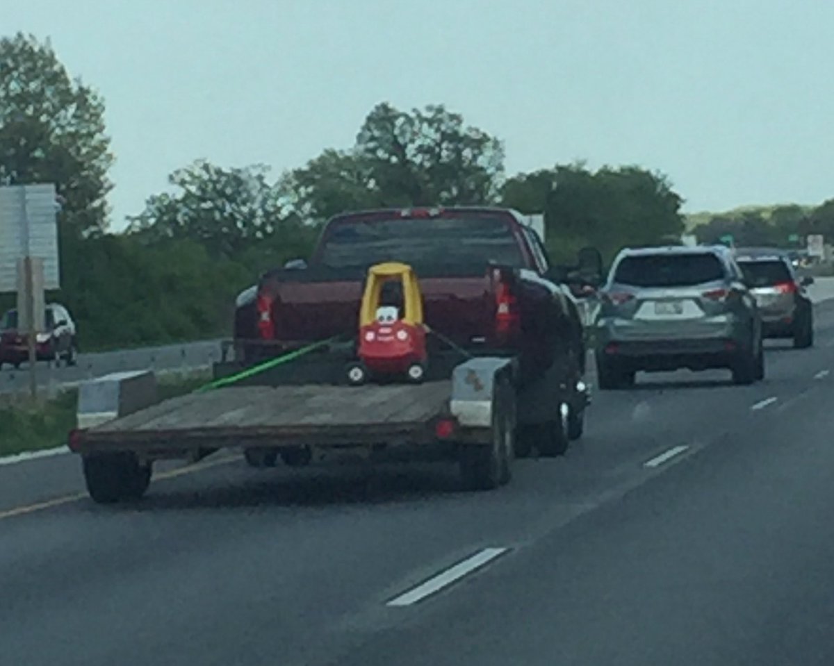 Tim_Seeman's tweet image. Hauling a massive payload through Waukesha County 😂