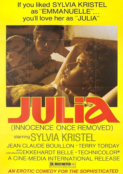 2 pic. JULIA the classic softcore comedy from 1974 is newly remastered and exclusively on HotMovies #VOD
