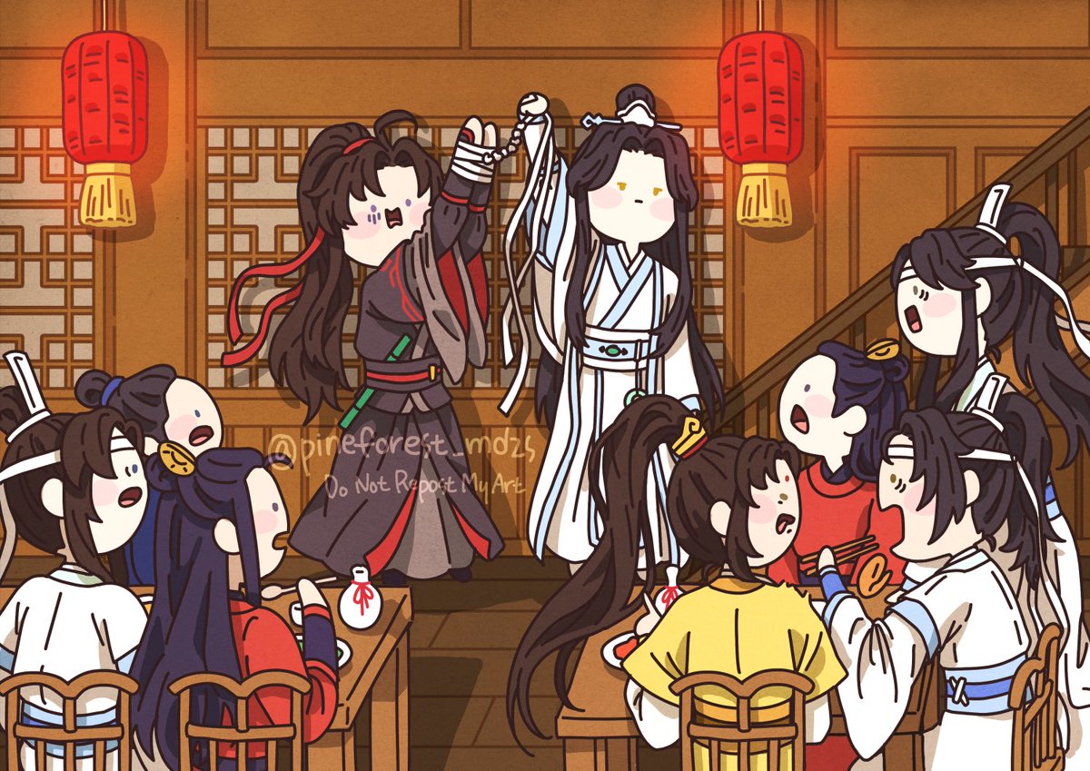 #망기무선_60분_전력 
남망기는 그 자리에 있던 사람들이 다 보도록 위무선의 손을 들어 올렸다.
남경의가 물고 있던 닭 날개가 그릇으로 떨어지면서 양념이 사방으로 튀어 가슴팍이 더러워졌다.
“말도 안 돼. 우리 가문 말액은…….”

#마도조사 #魔道祖师 #MDZS #망기무선 #망무 #忘羡 #wangxian