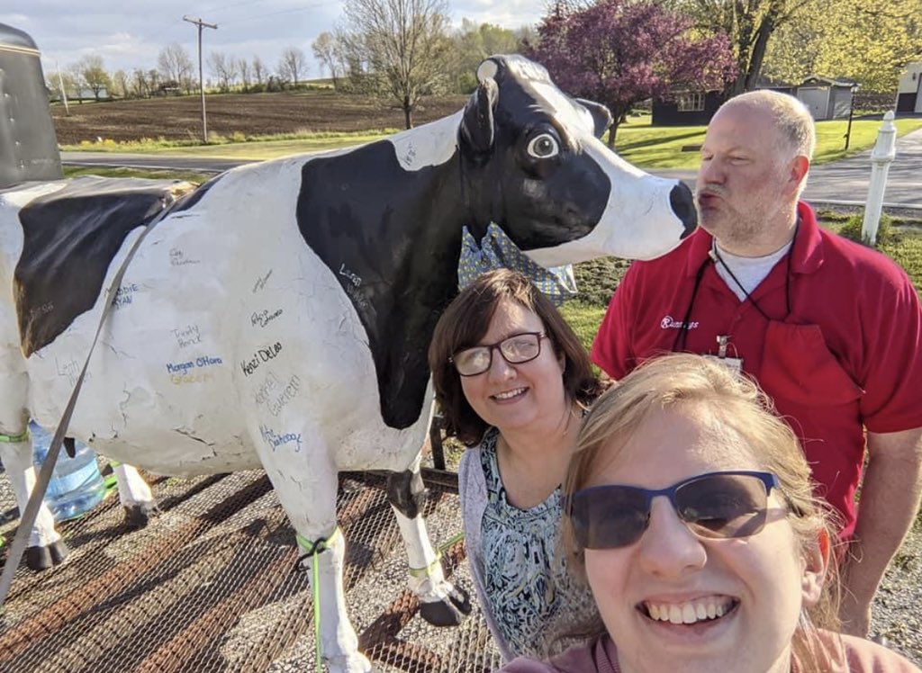 Wildcattle visited the Lehman’s today!  💙💛