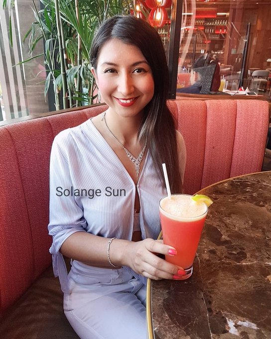 Watch Solange Sun ☀️'s leaked NSFW photo on TwXstars