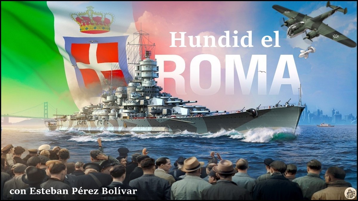 TRUFAULT's tweet photo. Esta noche programa de Auténtico lujo, con el compañero @MachCinco, que nos ha deleitado con +2h de explicación, sobre el Hundimiento del Acorazado 🇮🇹 #ROMA y los antecedentes en que todo ocurrió.
https://t.co/A94b9uhDk1
😍
#WW2 #WWII #FRITZX #bomb #Do217 #luftwaffe @ItalianNavy https://t.co/TLteXEmpsd
