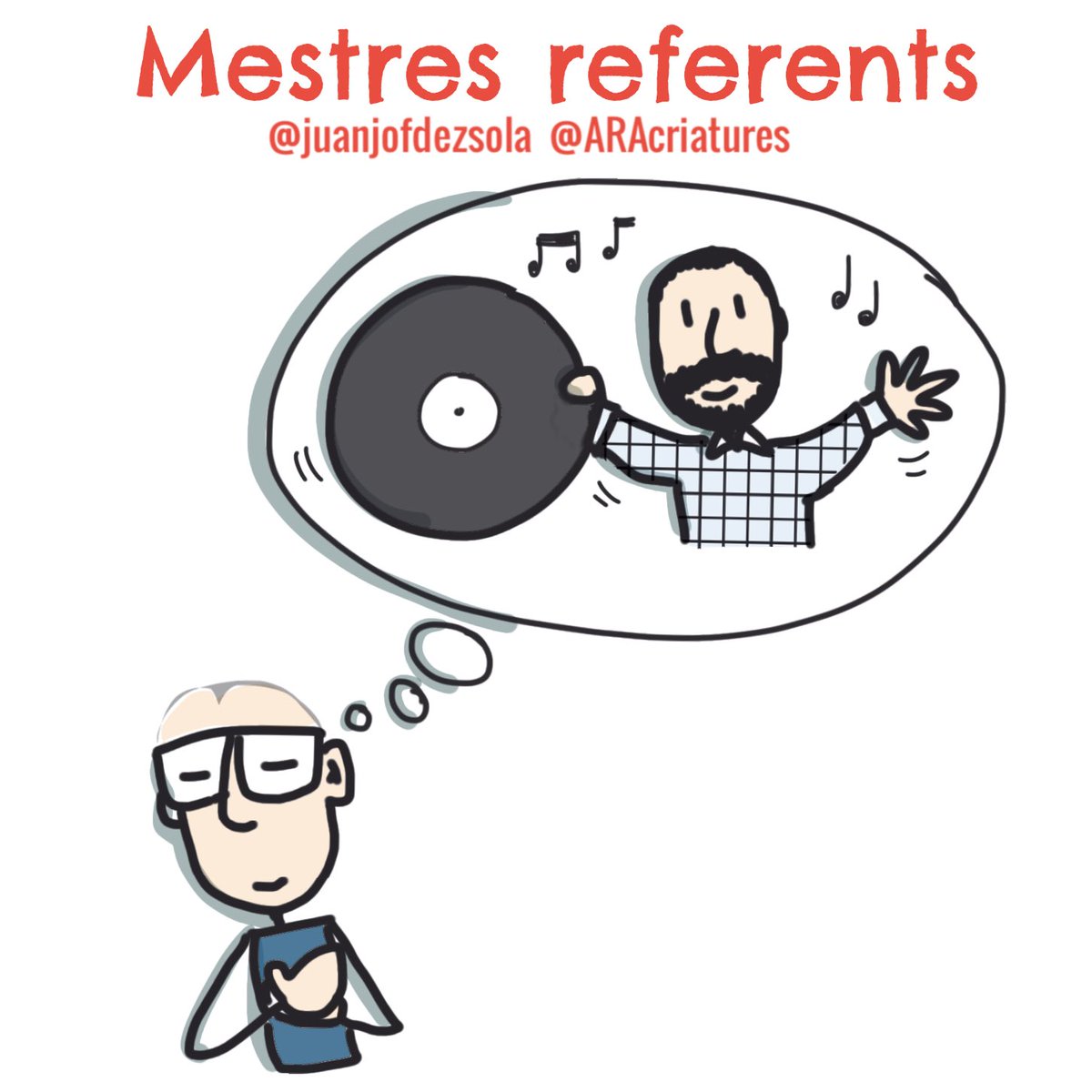"Si mirem enrere, en la nostra vida hi trobem un mestre que va ser molt important en la nostra vida. Us proposo que hi penseu, que evoqueu el seu nom i penseu per què ha estat un referent per a vosaltres" bit.ly/AraCriaturesMe… 
(dedicat a en <a href="/jmroig/">José Miguel Roig</a> #JesuïtesClot!)