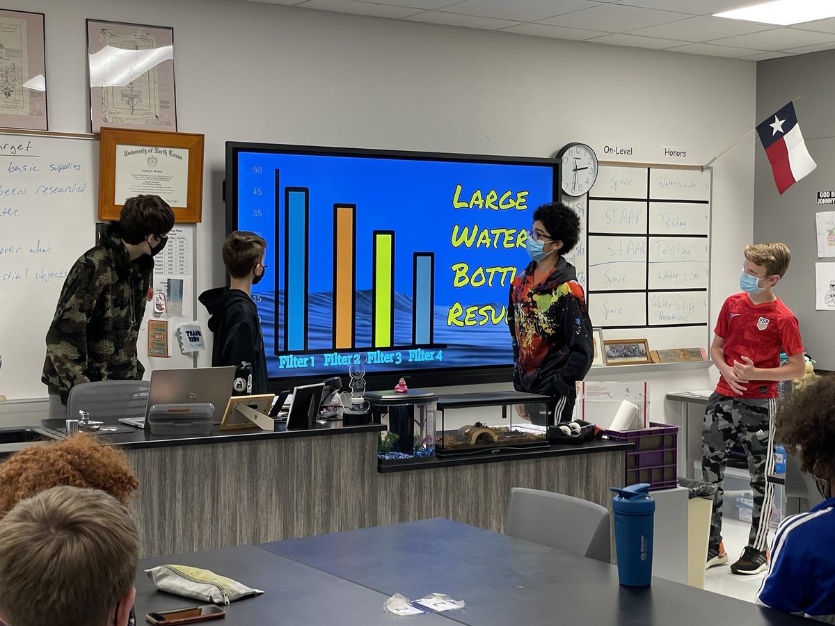 Tony Westphal (@westphalscience) on Twitter photo Students completed their journey on water filtration and conservation with Water is Life presentations. Best presention gets a prize on Monday and all honors student a special speaker🤫 <a href="/WaterIsLife/">WATERisLIFE.com</a> @heinrichexplore <a href="/ProsperRushing/">Rushing Middle School</a> #prosperscience Students completed their journey on water filtration and conservation with Water is Life presentations. Best presention gets a prize on Monday and all honors student a special speaker🤫 <a href="/WaterIsLife/">WATERisLIFE.com</a> @heinrichexplore <a href="/ProsperRushing/">Rushing Middle School</a> #prosperscience