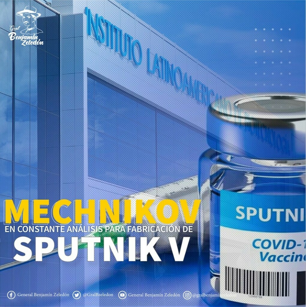 gralBzeledon's tweet photo. El Instituto Latinoamericano de Biotecnología “#Mechnikov”, ubicado en #Nicaragua, trabaja en constante análisis para para la fabricación de la vacuna #sputnikv.
#VacunandonosPuebloQueVence
#MayoDignidadNacionalVencemos
#13Mayo https://t.co/aqkROl3JQs https://t.co/o2ieS25yas