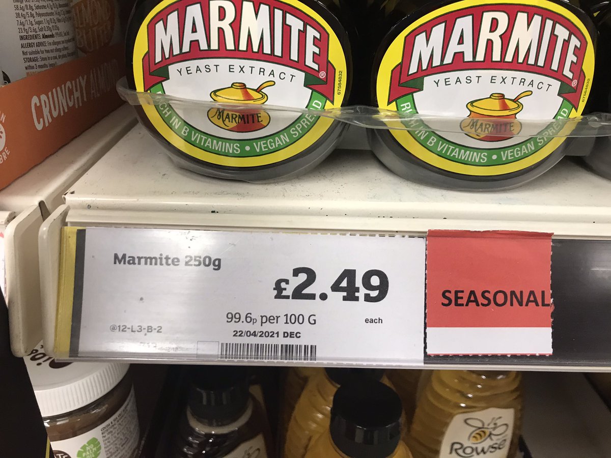 Just wondering if I should stock up on <a href="/marmite/">Marmite</a> <a href="/sainsburys/">Sainsbury's</a> while it is ‘in season’? 🤔